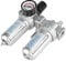 Filtro combinato compressore aria con manometro, separatore acqua olio compressore aria 1/2 , kit combinato regolatore filtro aria compressa mini per protezione compressore aria