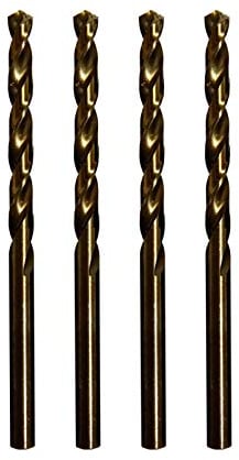 STROTON Brocas de M42 8% Cobalto para Acero Inoxidable y Metal (5,0mm x 4piezas)