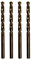 STROTON Brocas de M42 8% Cobalto para Acero Inoxidable y Metal (5,0mm x 4piezas)