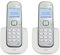 Fysic FX-9000 Duo - DECT-Telefon für Senioren mit große Tasten und 2 Mobilteilen, weiß