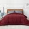 BEDSURE Bettdecke 200x200cm - Ganzjahresdecke Wende-Steppdecke - Oeko-TEX Zertifiziert 300 GSM Bettdecke 200x200 4 Jahreszeiten Blau, Weiche Warm Schlafdecke für Allergiker