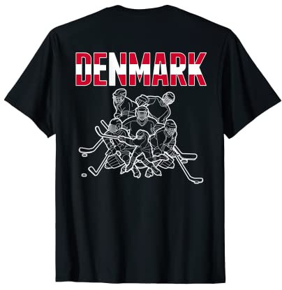 Dänemark Eishockey-Fans Trikot – Support Danish Hockey Team T-Shirt