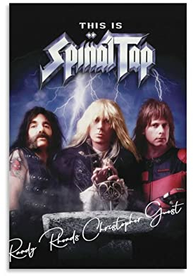 Shenywell Poster Kunstdrucke Randy Rhoads Christophorus Gäste-Poster,Leinwandgemälde, Wandkunst für Büro, Heimdekoration, Schlafzimmer 40x50cm Kein Rahmen