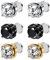 3 Paar Lymphdrainage Ohrringe, Murrayz Magnetique Ohrringe, Magnettherapie-Ohrringe, Magnet Ohrschmuck, Kein Loch Ohrringe,Damen Herren Männer Non-Piercing-Ohrringe
