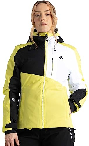 Dare 2b Chute Damen Skijacke, wasserdicht, mit Kapuze, YellPlum/Blk, 40