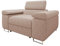 Mirjan24 Sofa Torezio Cord I mit Einstellbare Kopfstützen, Einzelsofa, Polstersofa, Füße aus Metall Chrom, Sofagarnitur, Wohnlandschaft, Couchgarnitur (Poso 52)