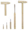 OUDQFCJ Martello piccolo 6 in 1,mini martello in metallo,martello multifunzione portatile con testa a taglio,cacciavite a croce e martello da carpentiere,martelli multifunzione, attrezzi (oro)