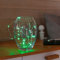 Battery Operated Wire Fairy Lights – 2M Indoor & Outdoor Lighting - 20 LED Bulb with Timer (Green)