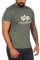 Alpha Industries Herren Basic T-Shirt, Vintage Green, M