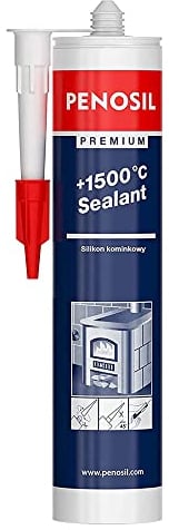 Silicone ad alta temperatura 1500 gradi C guarnizioni per camino installazione di fornelli sigillanti tubi di scarico camino forno sigillanti forno cartuccia resistente al calore 310 ml, nero