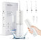 Oral Irrigator Dental Munddusche Kabellos Elektrisch Zahnreinigung für Dental Clean für Reise type-c USB Wiederaufladbarer Water Flosser,3 Ersatzdüsen 3 Modi IPX7,Wasserdicht 140ml