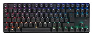 CHERRY MX 8.2 TKL Wireless, Kabellose Gaming-Tastatur ohne Nummernblock, Deutsches Layout (QWERTZ), mit Metallkoffer für Transport, MX BROWN Switches, Schwarz