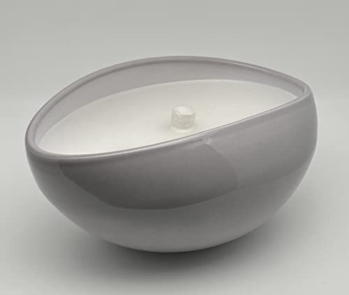 VAXEATER® Wachsfresser - Bowl – wiederauffüllbare Outdoor-Kerze mit Dauerdocht – Gartenfeuer zur Verwertung von Wachsresten – Gartenkerze – Gartenfackel - handgemacht
