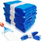 Nachfüllfolie Nachfüllpackungen, 10 Pack Nachfüllkassette Nachfüllpackung, 4,5m Nachfüllfolie für Windeleimer, Anti Odor Windeleimer Nachfüllkassetten Kompatibel mit Windeleimer (Blau)