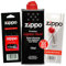 Zippo Lighter Fluid + 6 Zippo Flints + Zippo Genuine Wick | Windproof, Fast Ignition, Low Odour, Easy to Fill Nozzle,125ml Fuel Refill