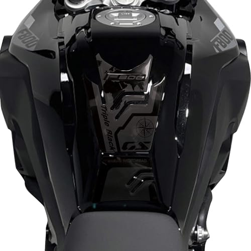labelbike Adesivo 3D Moto Paraserbatoio Compatibile con BMW | F800 GS 2024, Protezione in Resina, Antigraffio, Decorazione