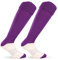 Nucleo Sport Calza Calcio Calcetto Socks Uomo Donna Unisex Calza Alta (KID, Viola)