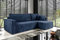 Generisch Jimmy Cord Ecksofa mit Schlaffunktion und Bettkasten, Schlafsofa mit 200 x 135 cm Liegefläche, Cord L Form Sofa (POSO005)