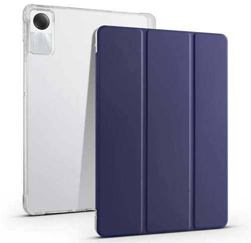Custodia trasparente per tablet compatibile con Xiaomi Mi Pad 5/MiPad 5 Pro 11 pollici 5G 2021, cover sottile in TPU per accensione e spegnimento automatici, custodia protettiva leggera con portapenne