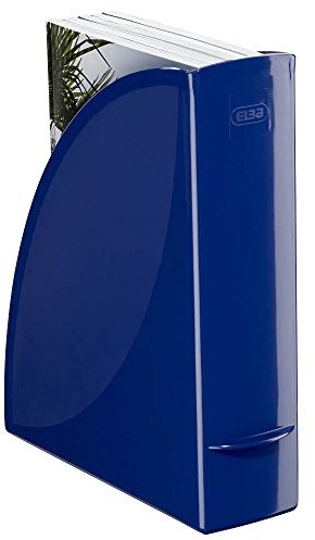 Elba 400091710 Stehsammlerwave, DIN A4 aus Kunststoff, blau