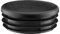 EMFA Lamellenstopfen rund 28mm Schwarz 10 Stück Rohrstopfen rund Endkappe Stahlrohr 28mm Kunststoff Stopfen für Rundrohre Rohrverschlussstopfen Kunststoffkappen für Rohre Rohrendkappen 2,8cm