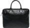 SID & VAIN große Laptoptasche schmal echt Leder - 17 Zoll Laptop Business-Tasche Boston - Umhängetasche Aktentasche mit Laptop-Fach - Ledertasche Herren und Damen schwarz handgefertigt