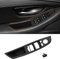TTCR-II Kompatibel mit Türgriff Innen Links BMW 5er F10/F11, Linke Vordertür Griffverkleidung,Fensterschalter Armlehnenverkleidung für 5er F10 F11:520 523 525 528 530 535 (2010-2016)-Schwarz