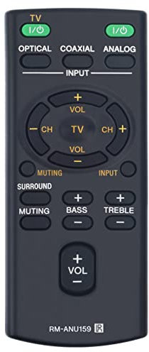 RM-ANU159 Telecomando sostitutivo adatto per Sony Sound Bar Home Theatre System SS-WCT60 SA-CT60 HT-CT60