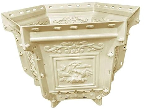 Moules pour pots de fleurs en béton - Moule pour pot de fleurs hexagonal - Moule pour pots de fleurs en argile - Moule en plastique pour ciment et argile
