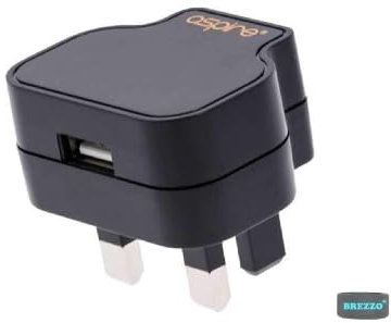 UK 3 Pin Mains Charger, UK Wall Plug, USB Vape Battery Charger Plug, A/C Adapter 5V/1A for Aspire Vape Kits, Aspire Batteries, Vape Kits, iPhone Android Cellphone Smartphone and USB device