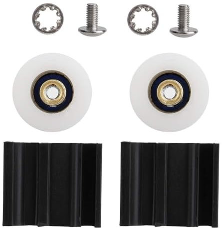 Uadme Greenhouse Door Wheels, 22mm Halls Green House Doors Wheel Replacement Kits Shower Door Rollers Greenhouse Sliding Doors Runners