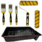 7-Piece Paint Roller Set with Extra Deep Tray – Includes 9-Inch Roller Frame, 2 Roller Sleeves, 1, 1.5 & 2 Paint Brushes – Ideal for Walls, Ceilings & Edges