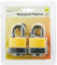 Tech Traders Aquasafe Cadenas imperméable non corrosif Jaune Lot de 2