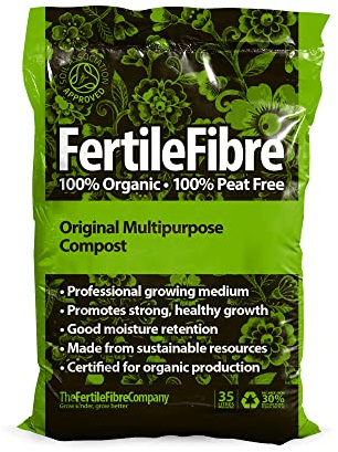 Original Multipurpose Compost 35 Litres From The FertileFibre Company 100% Peat Free