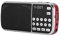 Mini Radio FM USB, VBESTLIFE Altavoz de Radio portátil 78-108MHz Reproductor de Audio estéreo Alta sensibilidad Reducción de Ruido Radio de Tarjeta TF Digital para el hogar, Maravilloso Regalo (Rojo)