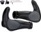 Hitopin Gummi Horn Fahrradgriffe Rutschfester Fahrrad Griffe MTB Fahrradlenker Ergonomische wasserdichte Fahrradgriffe für E-Bike, Trekkingrad, Mountainbike, Tourenrad (Schwarz, 1Paar)