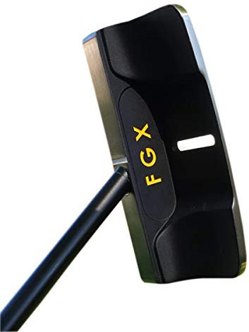FGX Hybrid X Putter 2020 Head III, Milled Putter With Advanced Perimeter |Unique Hand-Crafted Golfers Putter With Long Length Shaft, Right Or Left Hand Steel Regular Grip Golf Putter (Matt Balck)