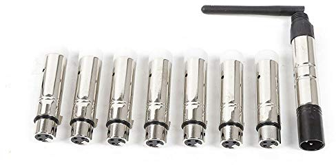 8PCS 2.4G DMX512 Drahtlos Männlich/Weiblichen XLR Empfänger Sender Controller Receiver LED Beleuchtung für DJ Bühne PAR Party Licht