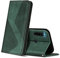 ZONNAVI Funda para Xiaomi Redmi Note 8, Funda Libro de Cuero con Ranura para Tarjeta y Magnético, Wallet Flip Caso Cubierta Case Carcasa para Xiaomi Redmi Note 8 (Verde)