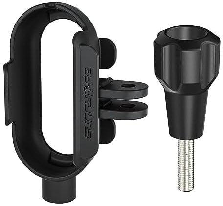 Szaerfa Housing Frame with Clamp Mount for Insta360 GO 3,Thumb Camera Clamp Mount Bracket Adapter Expansion Case Accessories,Use with Backpack/Visor Bracket/Bicycle Clamp