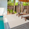 the carpet Lagos robuster Outdoor Teppich, modern, Wetterfest & UV-beständig, für Balkon, Terrasse und Wintergarten, Aber auch für die Küche geeignet, flachgewebt, Creme 2, 200 x 290 cm
