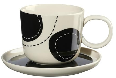 ASA Kaffeetasse mit Unterer, Artiste, D. 8 cm, H. 7 cm, 0,2 l.