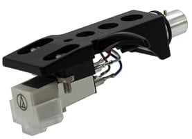 My Needle Store AT3600+HS - High Quality Mounted Cartridge Assembly, Compatible with most 1/2'' SME Connector Turntable With a Curved Tonearm, Multiple Color Choices (Black)