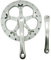 Ronyme Bielas para Bicicleta, Plato único de 52 Dientes Y Longitud de 170 Mm, Apto para Montaña Y Carretera, Plata