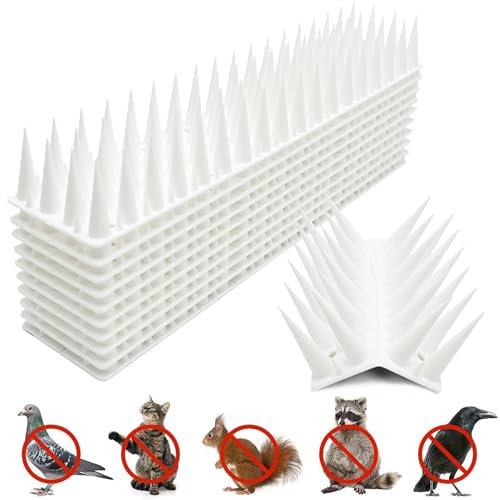 10 picos antipalomas, 3 m, ahuyentador de pájaros, palomas, gatos, huertos, pájaros, etc