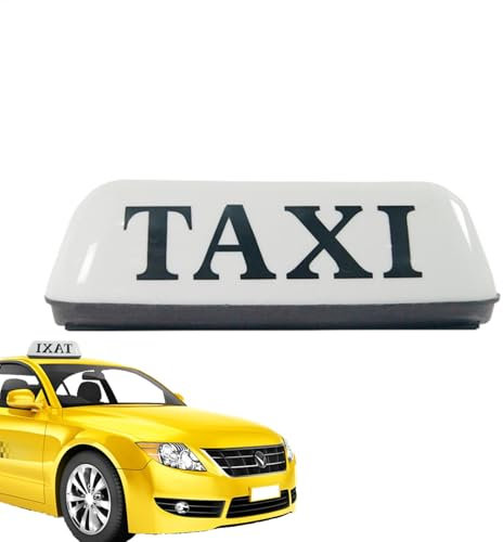 Taxi-Schilder für Autos – Auto-Taxi-Licht-Dekoration, Retro-Fahrerhaus-Dachlicht-Spaß, gut sichtbares Schild, vielseitige Anwendung, Licht für sichere Fahrten, einfach zu installierendes Autodach, für