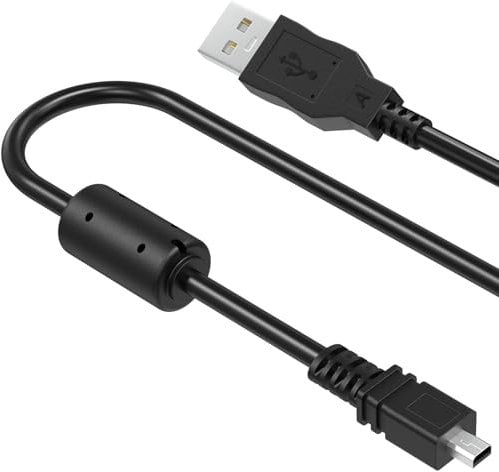 Replacement Camera UC-E6 USB Cable Photo Transfer Cord Compatible with Nikon Digital Camera SLR DSLR D3200 D3300 D750 D5300 D7200 Coolpix L340 L32 A10 S3700 S6500 S6600 S6300 S9200 S9500 (1.5m)