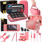 Orzly Kit Accessori per Nintendo Switch Lite - Include: Custodia e Pellicola Protettiva Switch Lite, Grip Case Cover, Cavo USB, Cuffie, e Altri Accessori Switch Lite [Corallo]