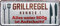 schilderkreis24 Blechschilder Kollektion 28x12cm – Lustige Grillsprüche: BBQ-Deko für echte Grillmeister: (GRILLREGEL 500G IST AUFSCHNITT!)
