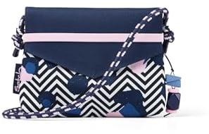 satch Clutch kleine Umhängetasche Schminktasche mit Kordelzug und Spiegel für Teenager Stoney Mony - Lila